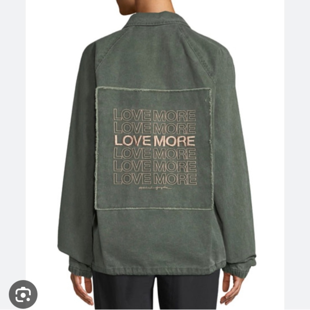 Spiritual Gangster "Love More" army jacket.